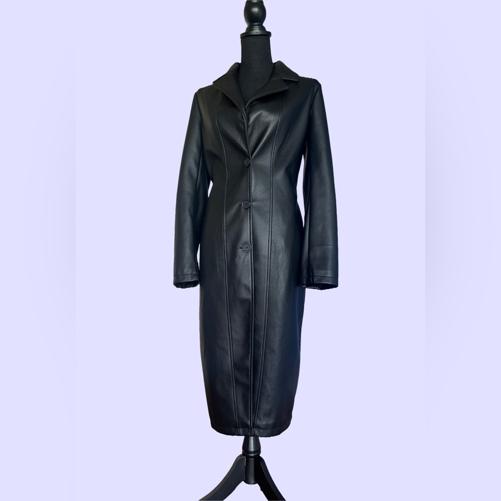 CURRENT MOOD Long Trench Coat with Corseted Back
